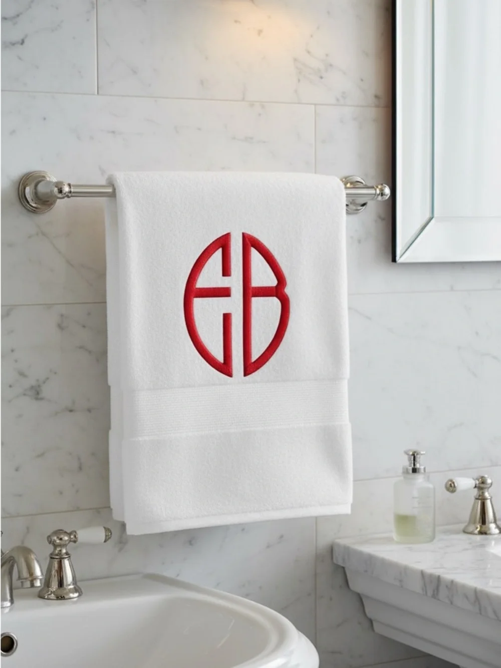 Handmade personalized embroidered